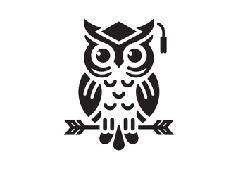 Owl silhouette vector illustrator