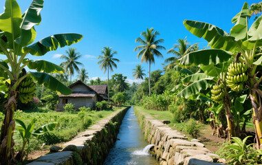 rice terraces in bali