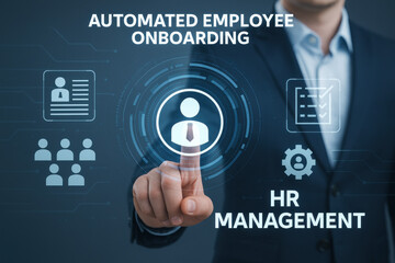 Automated HR Onboarding Process - Illustration
