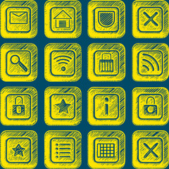 Icons for mobile applications
Description: Sets of icons in a single style for UI/UX design.