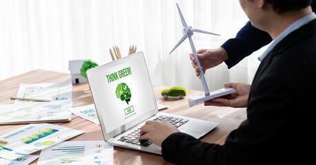 Green business transformation for brisk corporate business to thank green marketing strategy