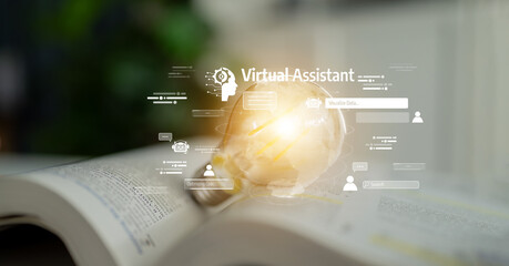 AI assistant with LLM, big data, machine learning, and generative AI powers prompt engineering and...
