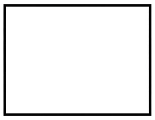White Background with Black Border.