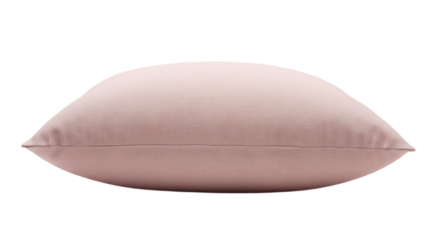 Pink Pillow Isolated on Transparent Background