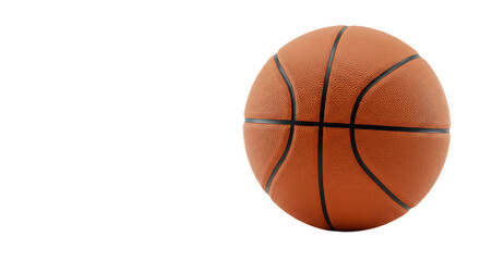 Fototapeta premium Basketball isolated on transparent background