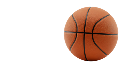 Basketball isolated on transparent background