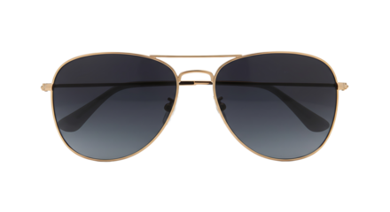Aviator Sunglasses Isolated on Transparent Background