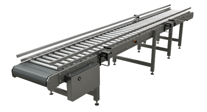 Conveyor Belt Isolated on Transparent Background