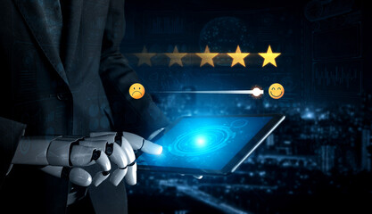AI analyzes customer satisfaction by evaluating feedback, detecting sentiment, scoring reviews, and...