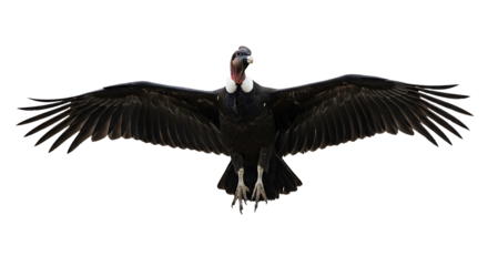 Andean Condor Isolated on Transparent Background