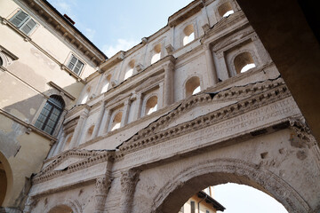 Ancient Roman arch in Verona, Italy.