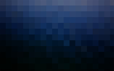 Deep Blue Pixelated Gradient Background with Dark and Cool Tones - Minimalist Abstract Digital Art for Modern Design, Technology, and Atmospheric Visual Projects