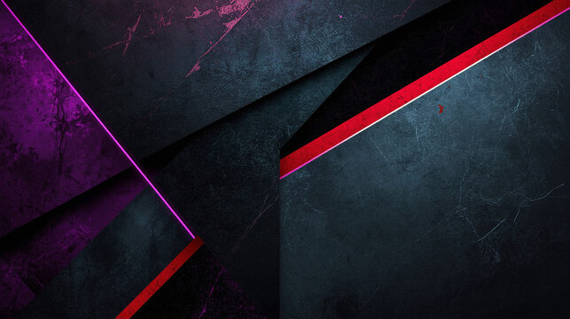 black and red ribbon on black background