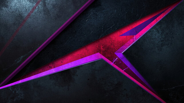 black and red ribbon on black background