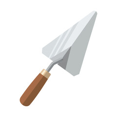 Pointing Trowel with Wooden Handle for Construction Work.