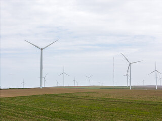 Sustainable Energy Wind Turbine Farm