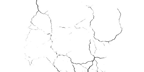  black cracks against a stark white background grunge creating a textured and abstract design element.