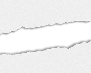 Torn paper texture with black gap