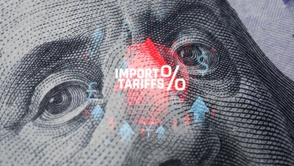 Detailed Focus on Import Tariffs and Taxation Effects on Economy with Eye-Catching Visual Elements....