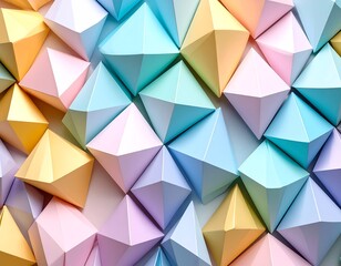 Fototapeta premium Colorful geometric shapes (1)