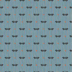 Seamless pattern with Retro Halloween Pattern for Holiday Packaging of Goods, Wallpaper, Home Decor and Textiles Fabric pattern for surface design and othe design projects