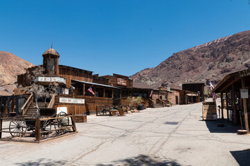 Calico ghost town in the old west of California