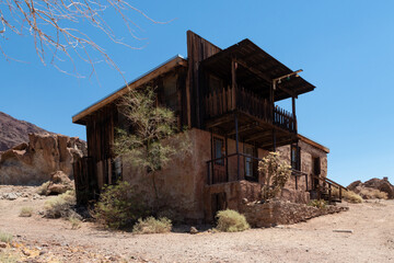 Calico ghost town in the old west of California
