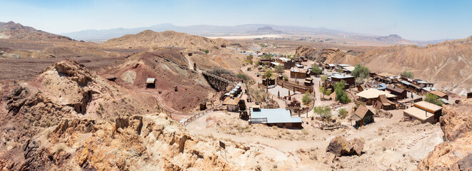 Calico ghost town in the old west of California