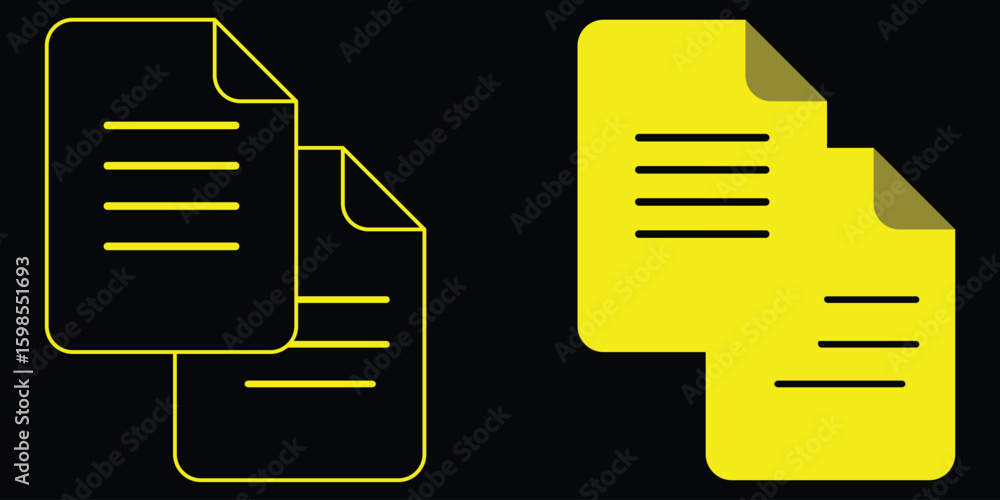 Poster document with check circle icon for web and graphic design. research document icon glyph icon. incid