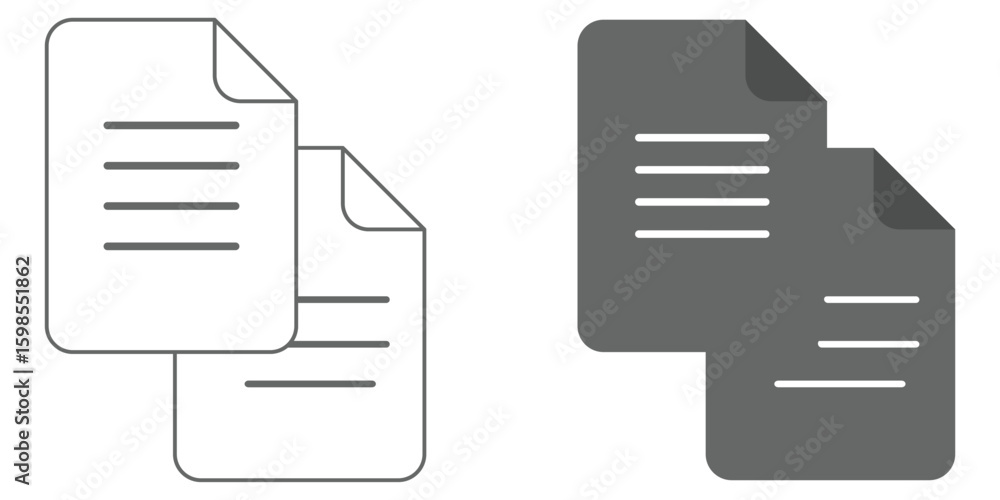 Poster document with check circle icon for web and graphic design. research document icon glyph icon. incid