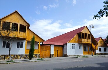 german village in Azrbaijan called goy gol city.Azerbaijan june 2025. High quality photo © Rana
