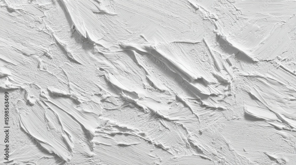 Poster a textured white wall features intricate plaster patterns that create depth and visual interest. nat