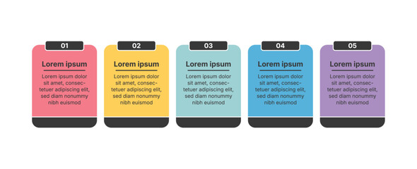 Business infographic template design
