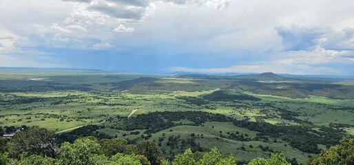 panorama of the mountains