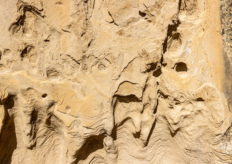 Patterns Caused by Erosion on Sandstone Boulders on The Cottonwood Canyon Road, Grand...