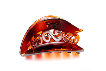  hair clip isolated on white, studio shot.