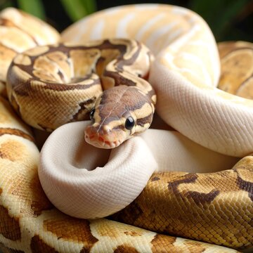 Close-up of Ball Pythons