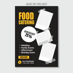 Food Catering Discount Promotion Flyer for Events