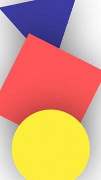 Vertical Background Shapes with Shape Styles