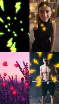 Vertical Burst Elements