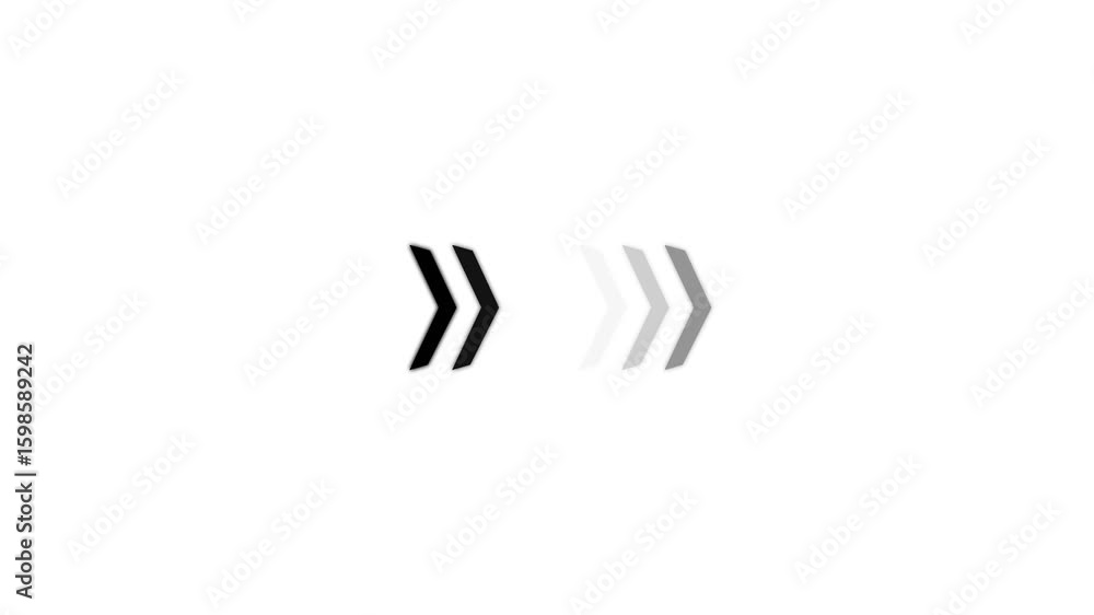 Poster arrow icon concept animation, arrows sign right to right animation concept,arrow loop animation left