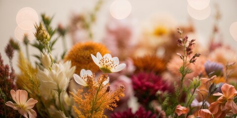 Beautiful flowers blossom petals flora plants close-up blur background colorful orange floral botanicat summer spring nature wallpaper