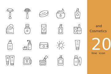 Collection of Skincare and Cosmetics Products