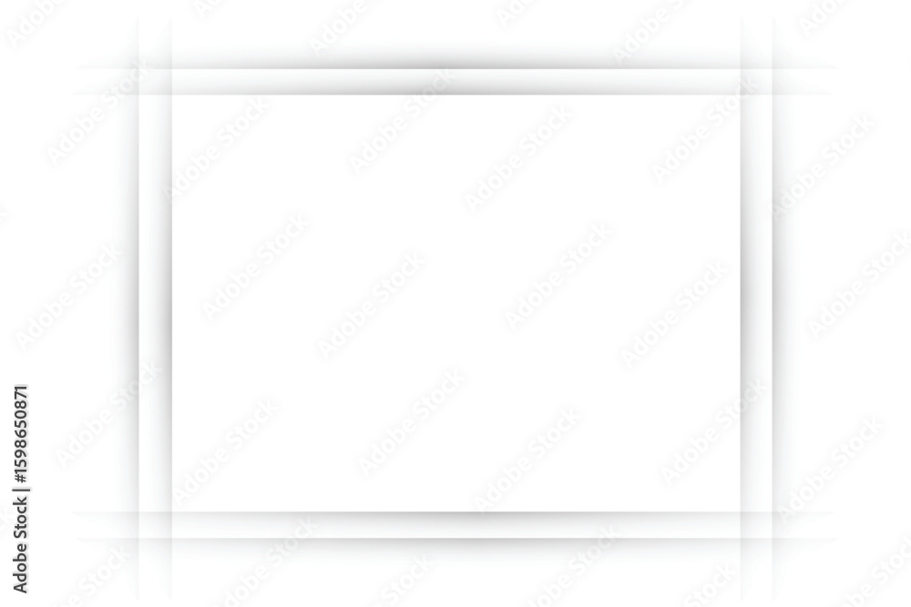 Poster luxury white background texture with dark gradient frame border shape design for elegant decoration 