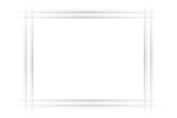 Luxury white background texture with dark gradient frame border shape design for elegant decoration template greeting card celebration wedding invitation minimal backdrop