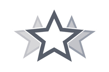 Obraz premium Stars rating graphic vector illustration for business and web design needs