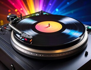 Colorful record player