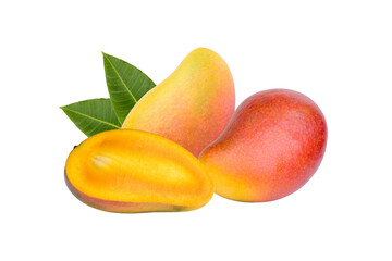 peach with leaf