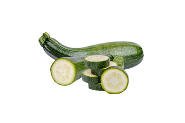 cucumber on white background