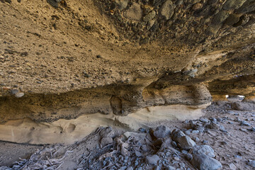 Eroded volcanic formation Los Derriscaderos